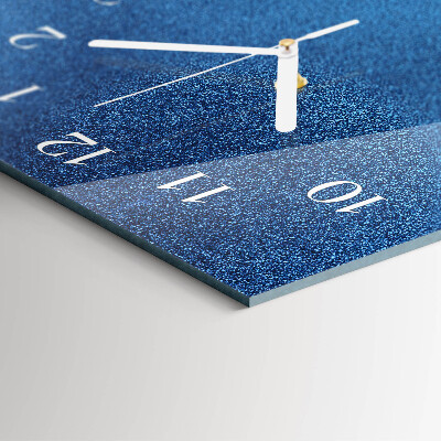 Verticale orologio in vetro Materiale