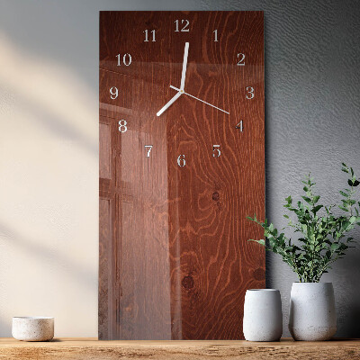 Orologio da parete verticale Pannelli di legno