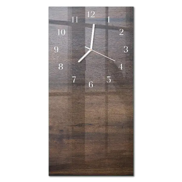 Verticale orologio Tavola di legno