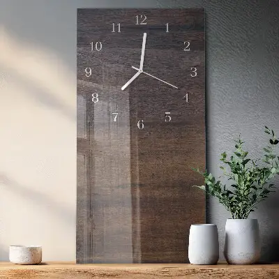 Verticale orologio Tavola di legno