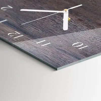 Verticale orologio Tavola di legno