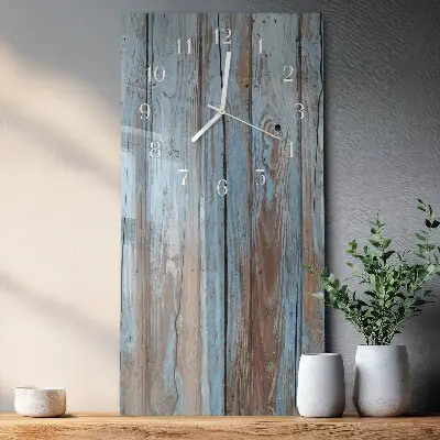 Orologio con stampa verticale Legna