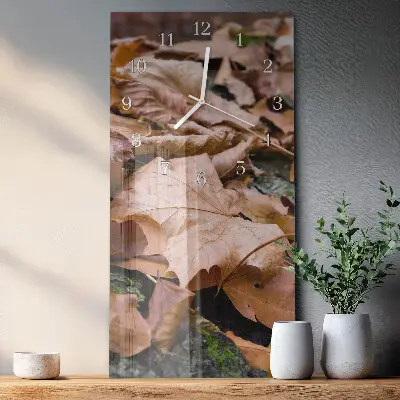 Verticale orologio Foglie