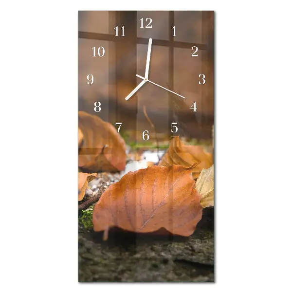 Orologio con stampa verticale Autunno
