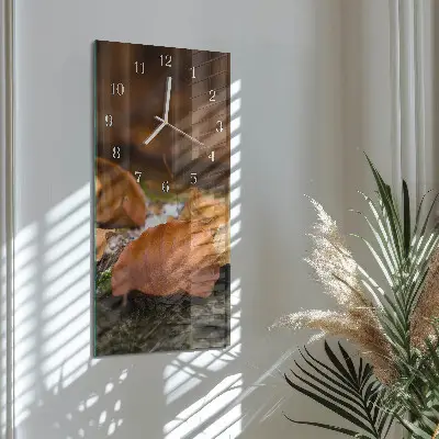 Orologio con stampa verticale Autunno