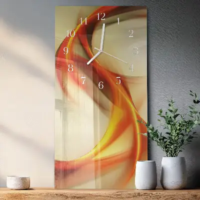 Orologio con stampa verticale Astrazione