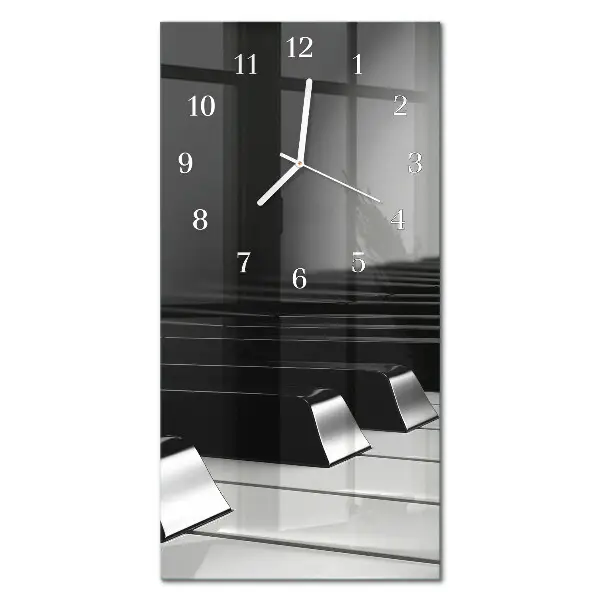 Orologio con stampa verticale Tasti del pianoforte