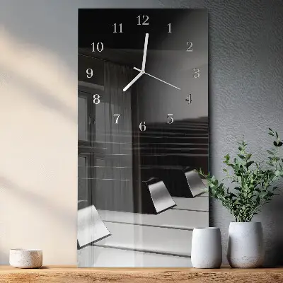 Orologio con stampa verticale Tasti del pianoforte