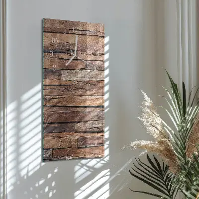 Orologio con stampa verticale Legna
