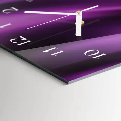 Verticale orologio in vetro Astrazione