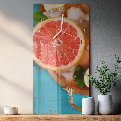 Orologio con stampa verticale Pompelmo