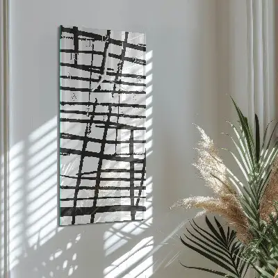 Verticale orologio in vetro Modello