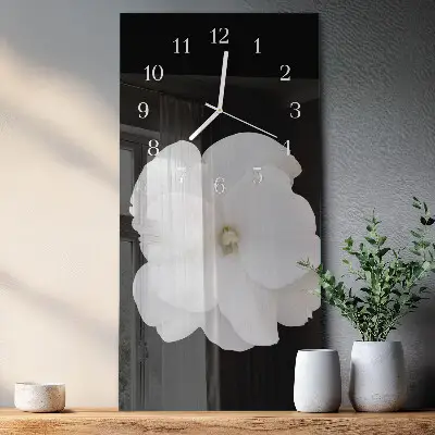 Orologio con stampa verticale Fiore