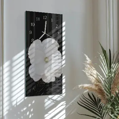 Orologio con stampa verticale Fiore