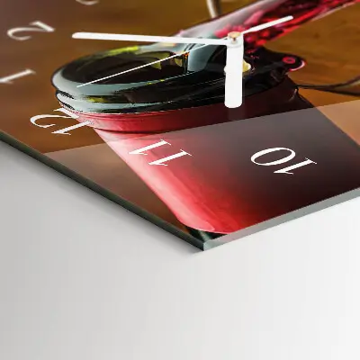 Orologio con stampa verticale Vino