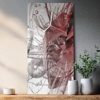 Orologio con stampa verticale Caos