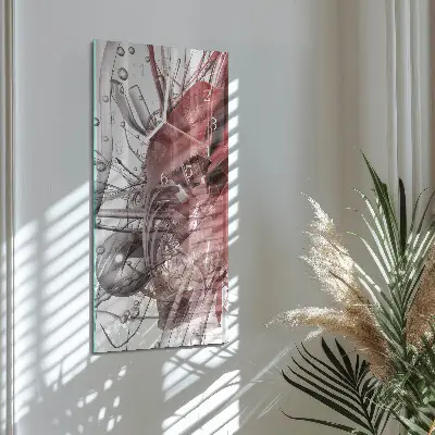 Orologio con stampa verticale Caos