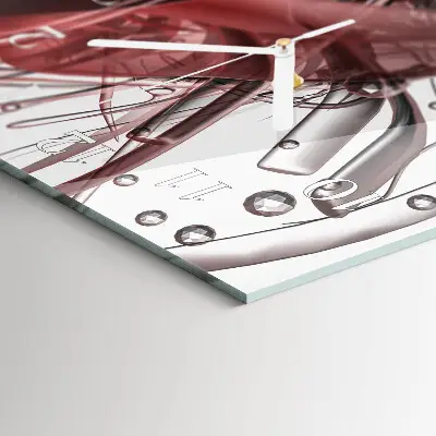 Orologio con stampa verticale Caos