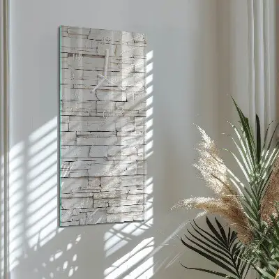Verticale orologio in vetro Clinker