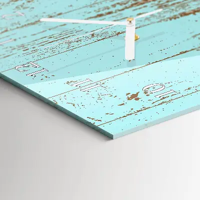 Orologio con stampa verticale Legna