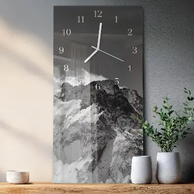 Orologio con stampa verticale Montagna