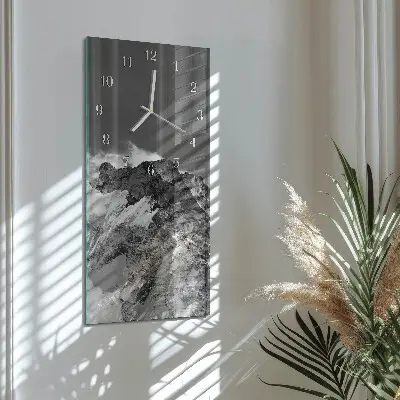 Orologio con stampa verticale Montagna