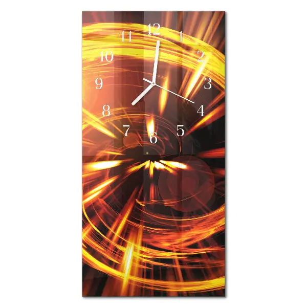 Verticale orologio in vetro Modello