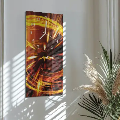 Verticale orologio in vetro Modello