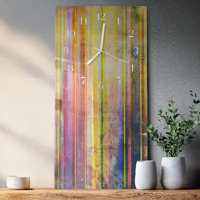 Orologio da parete verticale Legna
