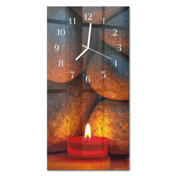 Orologio con stampa verticale Pietre