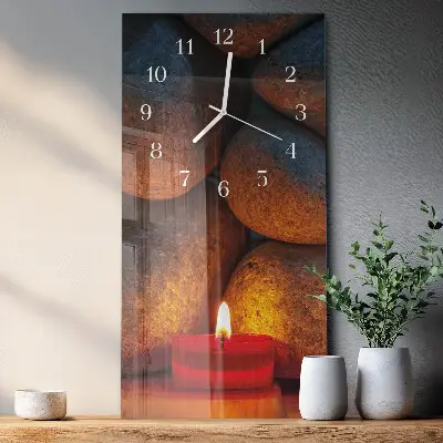 Orologio con stampa verticale Pietre