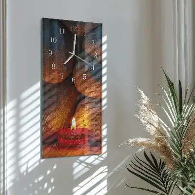 Orologio con stampa verticale Pietre