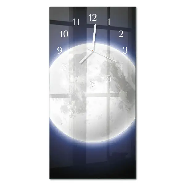 Orologio con stampa verticale Luna