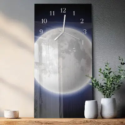 Orologio con stampa verticale Luna