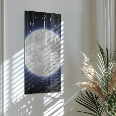 Orologio con stampa verticale Luna