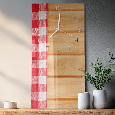 Verticale orologio in vetro Tavolo