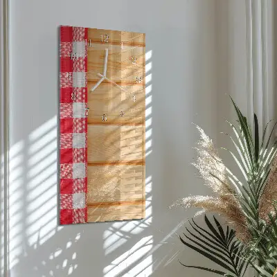 Verticale orologio in vetro Tavolo