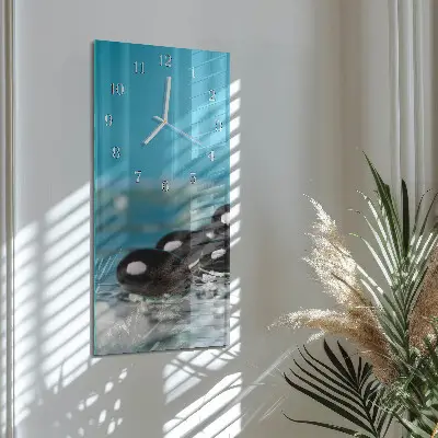 Orologio con stampa verticale Pietre