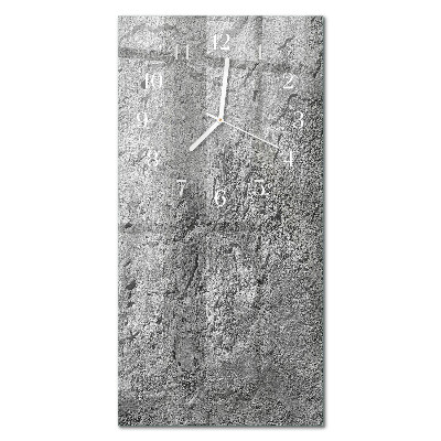 Orologio da parete verticale Muro in cemento