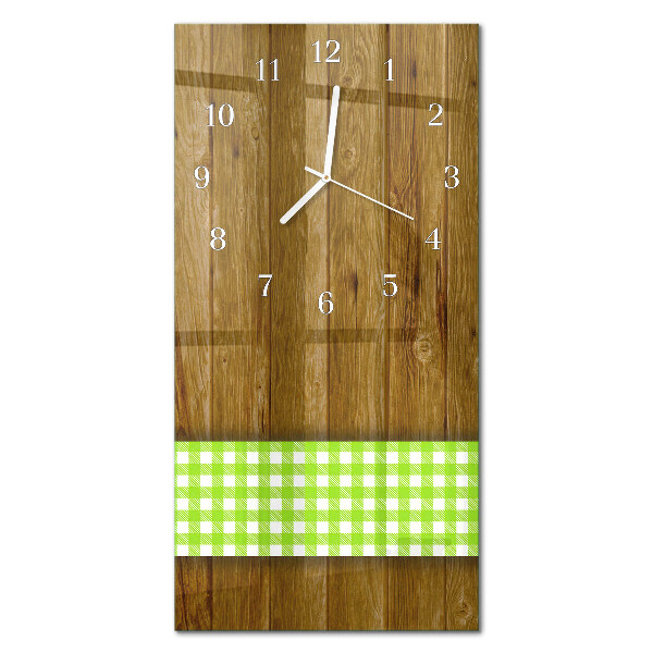 Orologio da parete verticale Tavolo in legno
