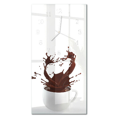 Orologio con stampa verticale Caffè