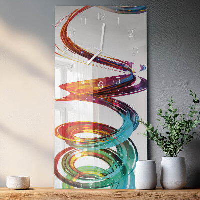 Orologio da parete verticale Spirale