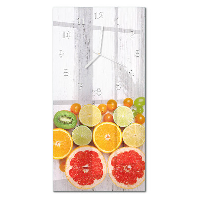 Orologio da parete verticale Frutta