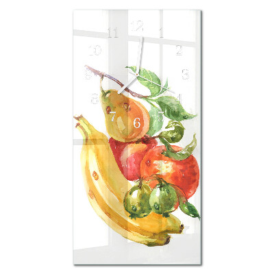Orologio da parete verticale Frutta