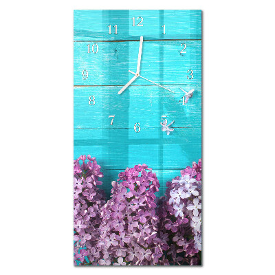 Verticale orologio in vetro Albero