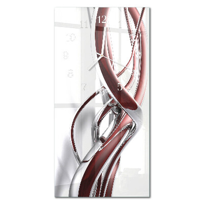 Verticale orologio in vetro Modello