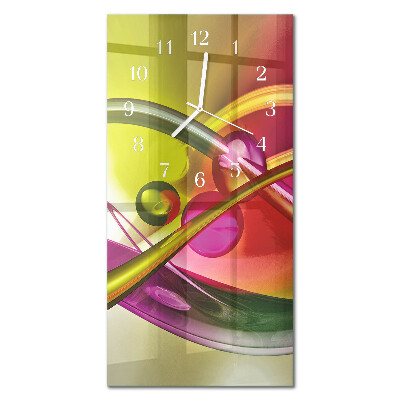 Orologio da parete verticale Astrazione