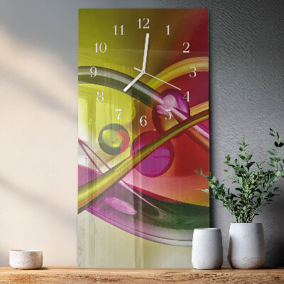 Orologio da parete verticale Astrazione