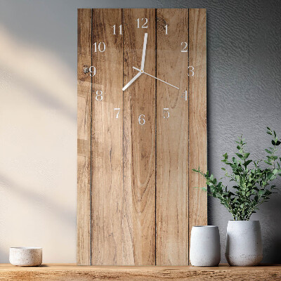Orologio con stampa verticale Legna