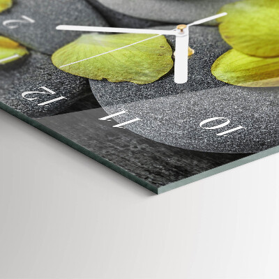 Orologio con stampa verticale Pietra di fiore